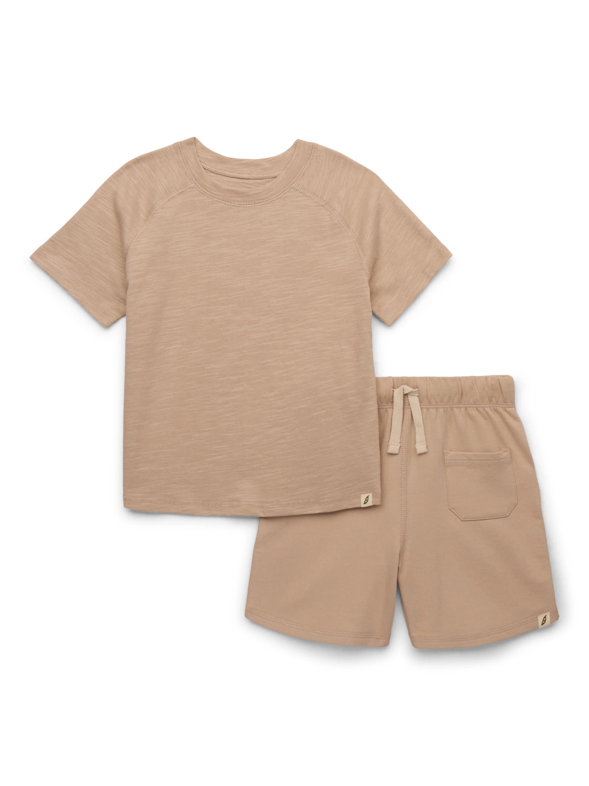 easy-peasy Toddler Boys Short Sleeve Tee & Shorts Outfit Set, 2-Piece, Sizes 18M-5T | Walmart (US)