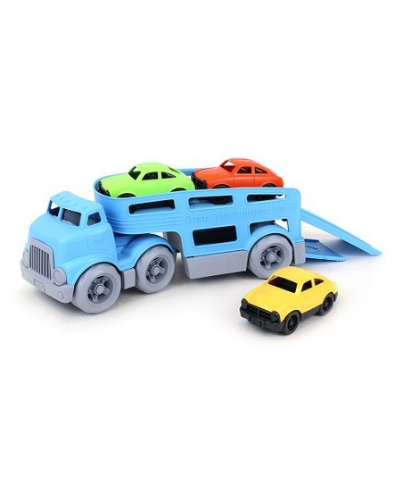Green Toys Blue Car Carrier Set | Zulily