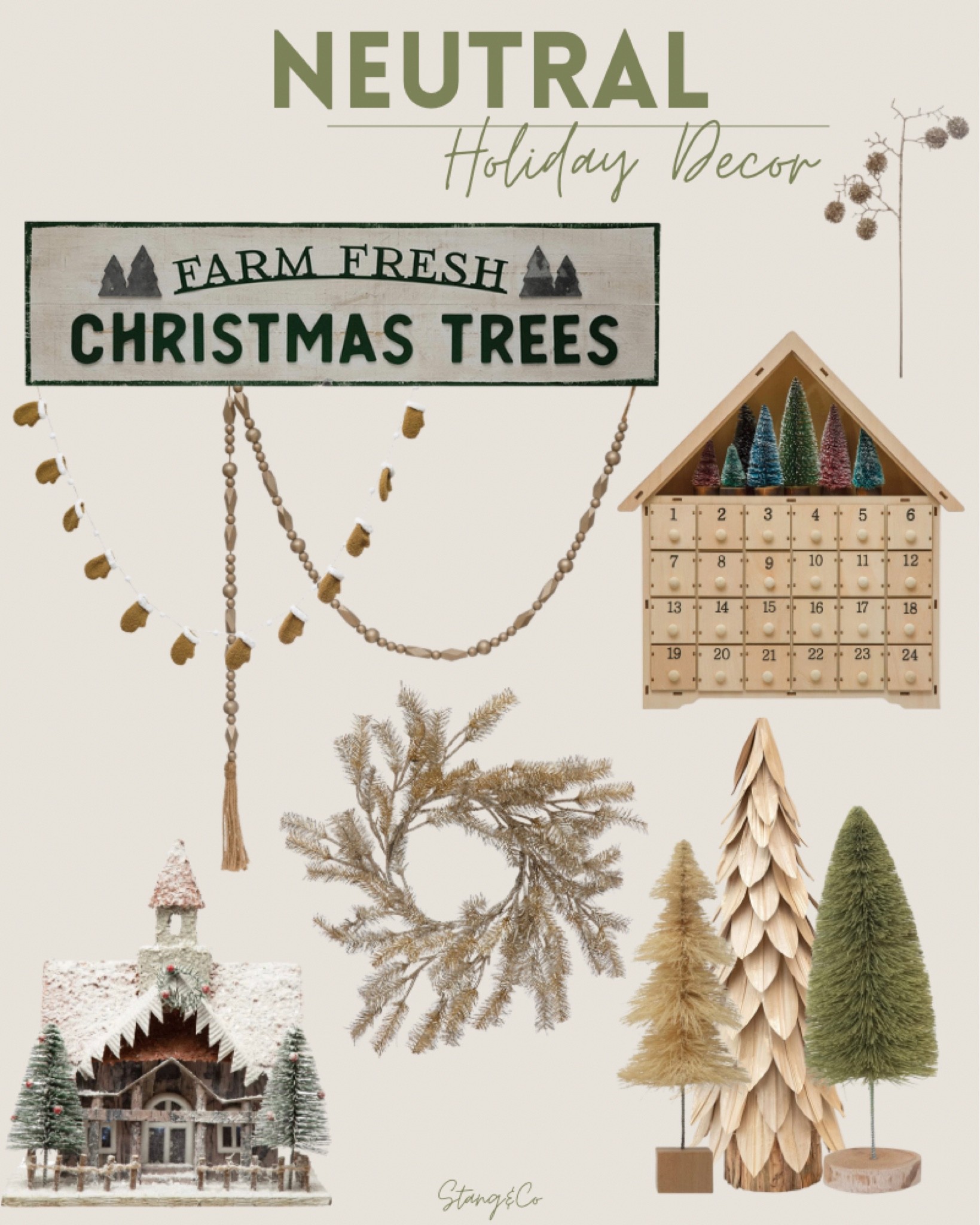 Neutral holiday decor from amazon

#LTKhome #LTKSeasonal #LTKHoliday