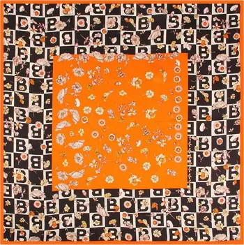 SILKSILKY Pure Silk Printed Designer Square Scarf 53x53cm/21 | Nordstrom | Nordstrom