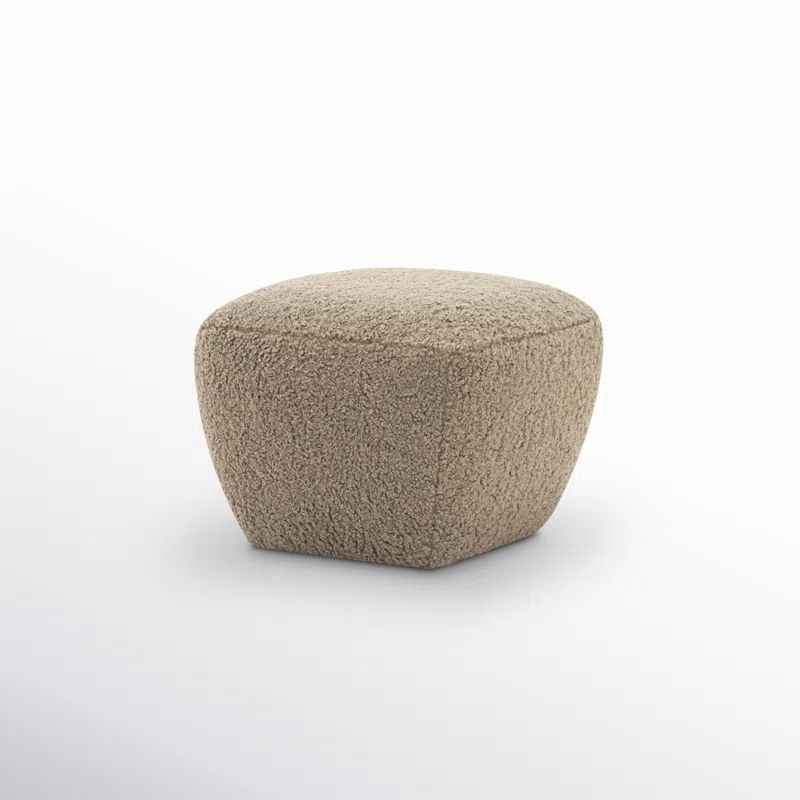 Kora 19.68" Wide Round Pouf Ottoman | Wayfair North America