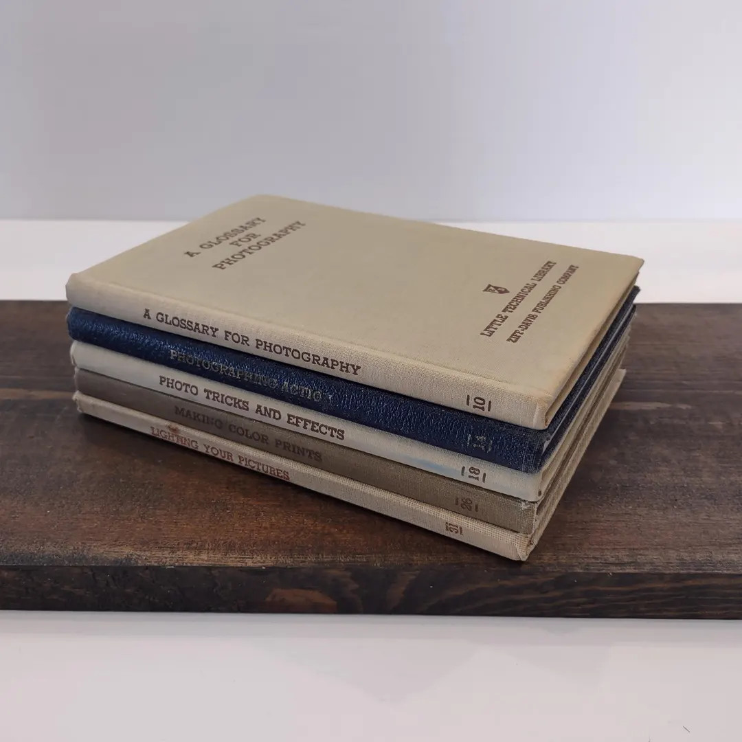 Vintage 1940’s Little Technical Library Small Photography Books Set 5 Hardback/vintage Small Ph... | Etsy (US)