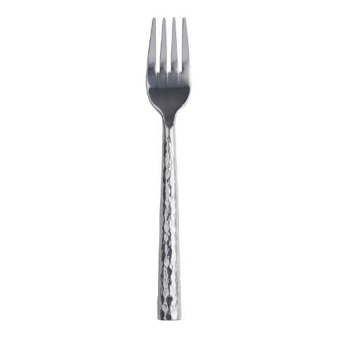 Hammered Stainless Steel Salad Forks Set of 4 | World Market