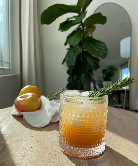 Let's make a Fall Mocktail. Apple Cider Tonic! Served in my favorite glassware! 

#LTKSeasonal #LTKHalloween #LTKhome