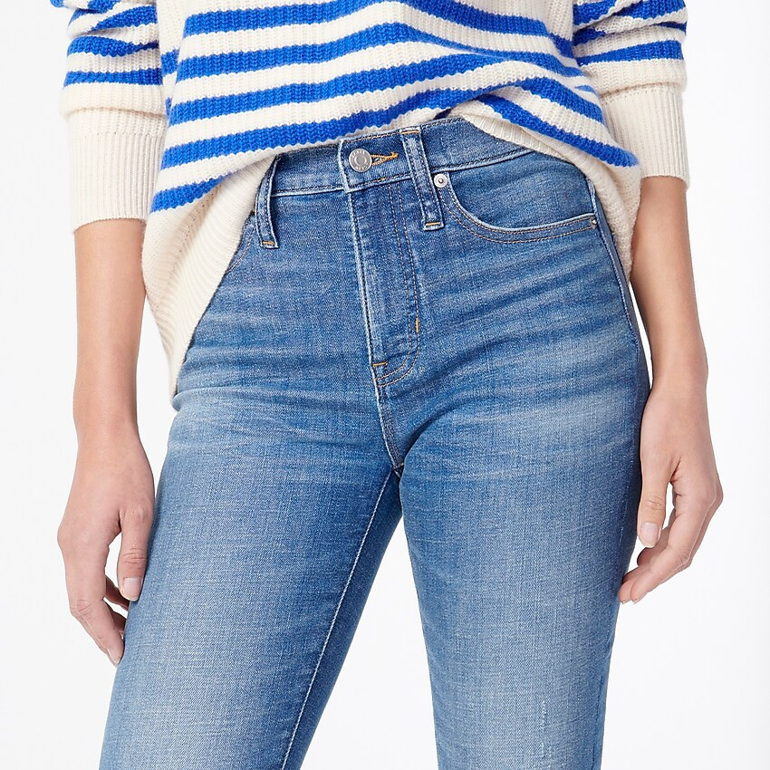 9" demi-boot crop jean in Caddy wash | J. Crew US