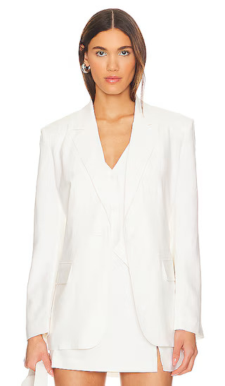 Imaan Blazer in Coconut Milk | Revolve Clothing (Global)