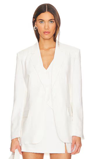 Imaan Blazer in Coconut Milk | Revolve Clothing (Global)