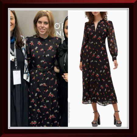 Princess Beatrice Hill House Cindra floral dress