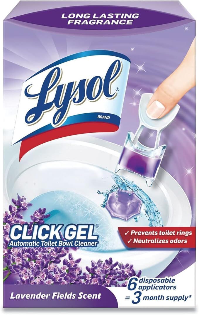 Lysol Click Gel Automatic Toilet Bowl Cleaner, Gel Toilet Bowl Cleaner, For Cleaning and Refreshi... | Amazon (US)