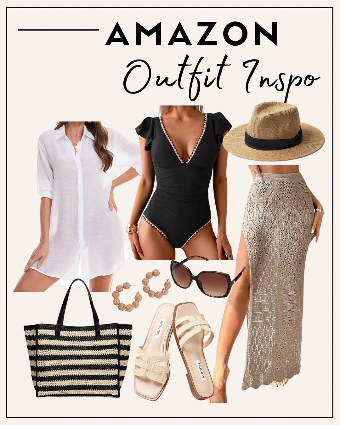 Such a fun vacation poolside look — all from Amazon! 

#LTKSeasonal #LTKStyleTip