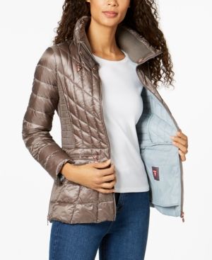 Bernardo Quilted Packable Puffer Coat | Macys (US)