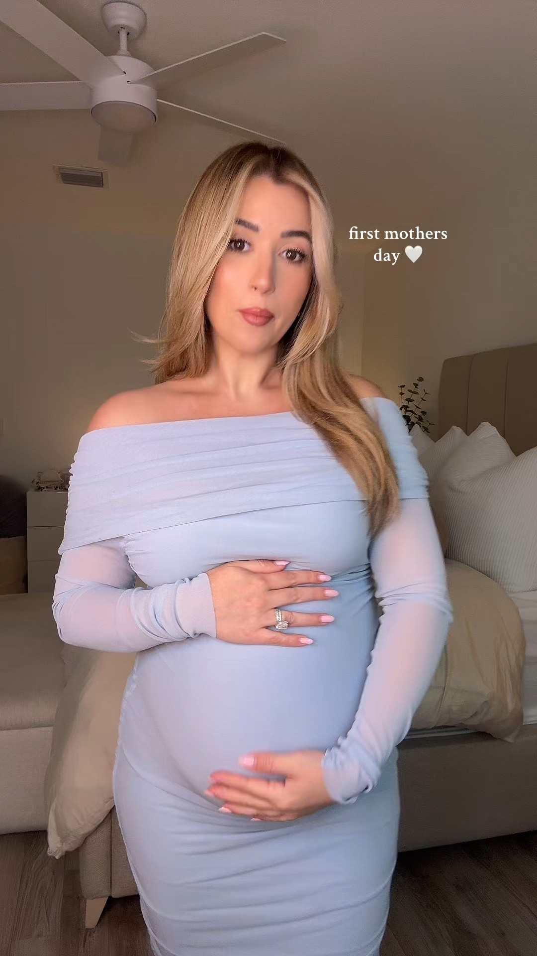 Wearing a size small in this dress 🩵

#LTKBump #LTKPetite #LTKBaby