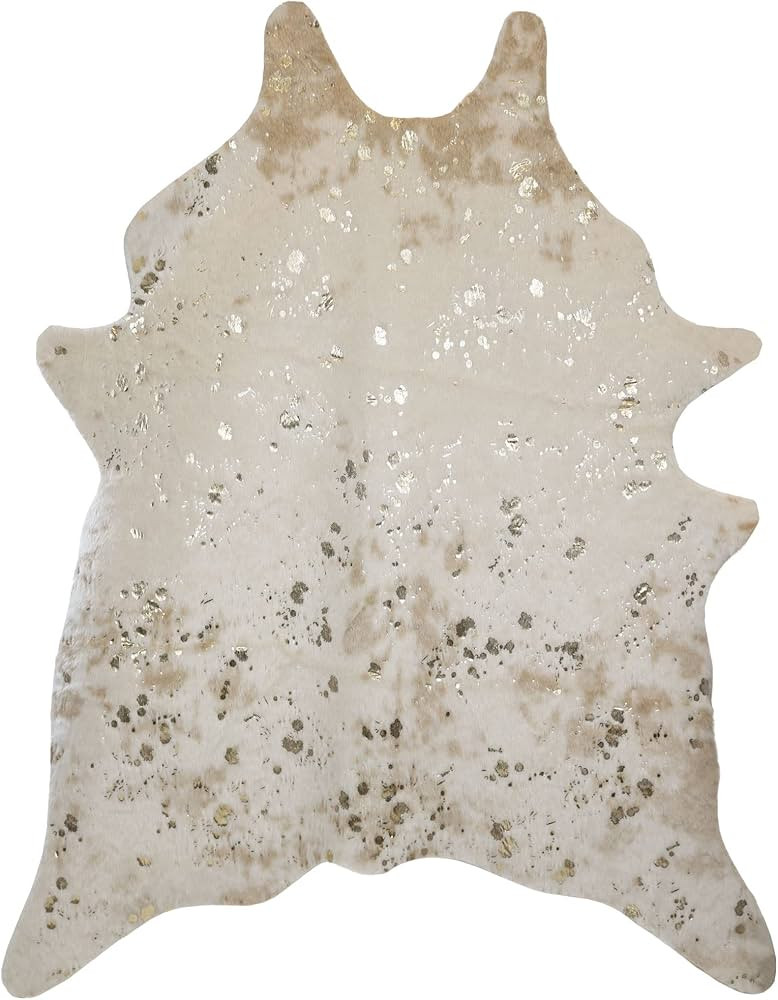 LAKKH Fourtue 4.2x6ft Faux Cowhide Rug - Synthetic Cow Hide Rug - Cowhide Rug Faux - Cowhide Rugs... | Amazon (US)