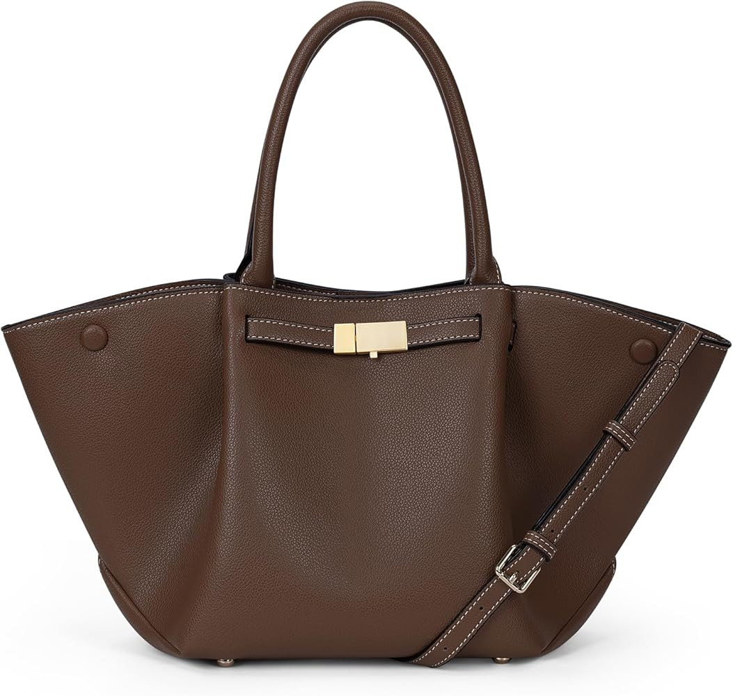 Juoxeepy Tote Bags for Women Work Bags Leather Tote Bag Top Handle Bag Trendy Luxury Hobo Handbag... | Amazon (US)