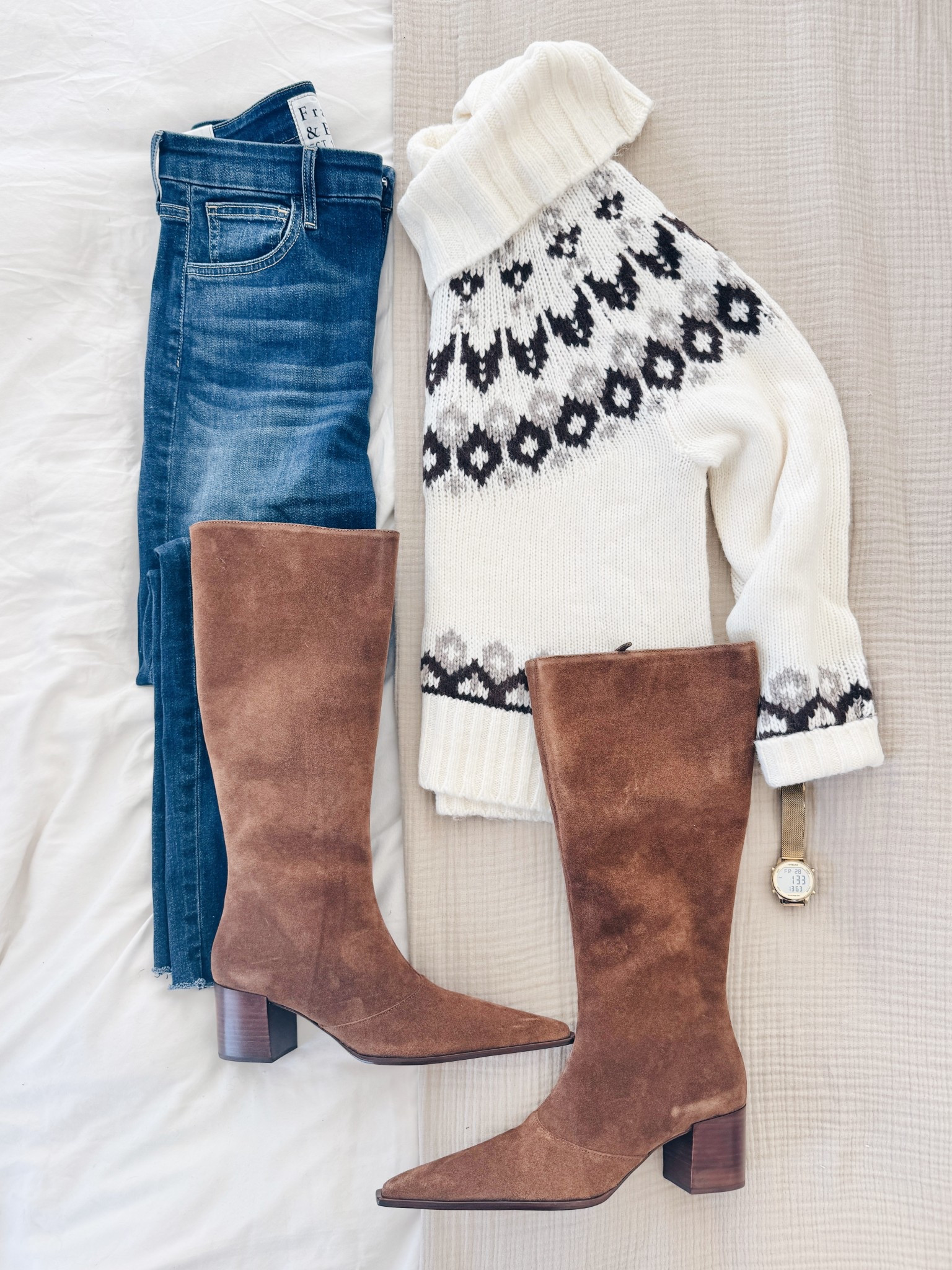 Cold weather outfit idea!  These boots are gorgeous and on sale!  

#LTKSaleAlert #LTKOver40 #LTKCyberWeek