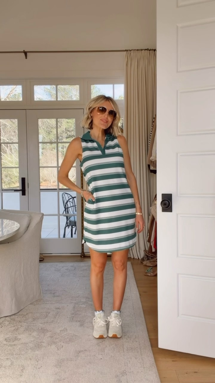 This green striped dress is so cute for the Master’s or for any golf tournament! Wearing XS!

Loverly Grey, Target Sale, Target activewear, athleisure, active dress, golf tournament 

#LTKActive