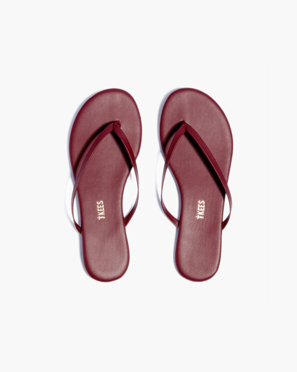 Lily Liners in Port | Flip-Flops | Women's Footwear | TKEES