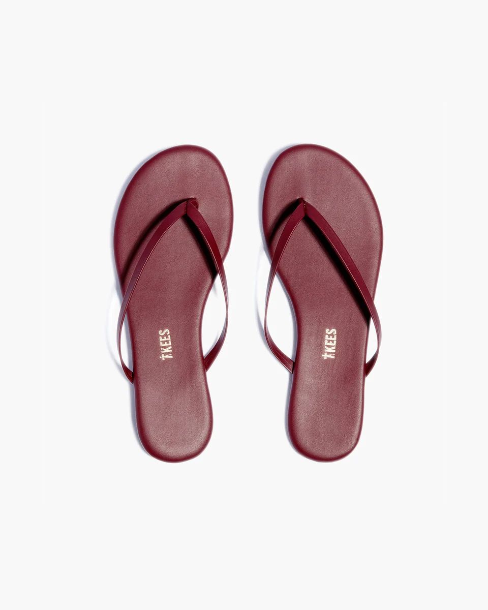 Lily Liners in Port | Flip-Flops | Women's Footwear | TKEES