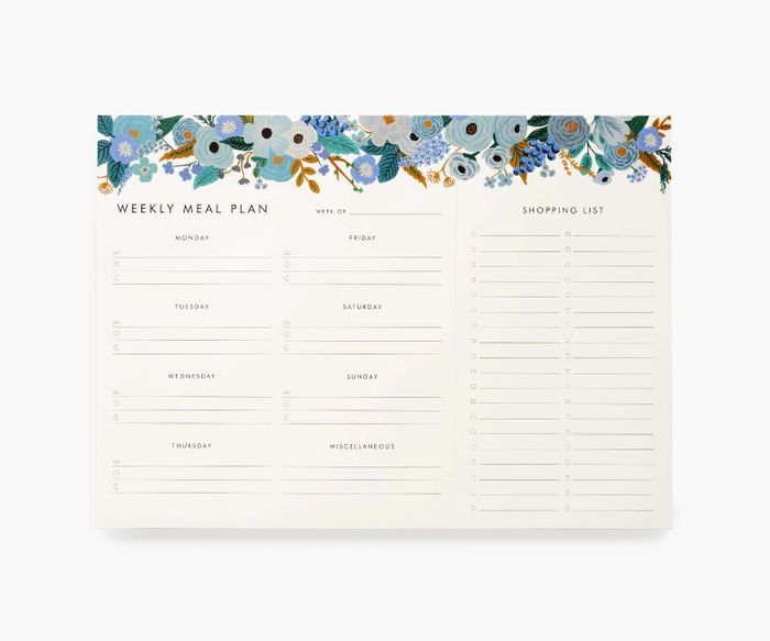Weekly Meal Planner | Rifle Paper Co.