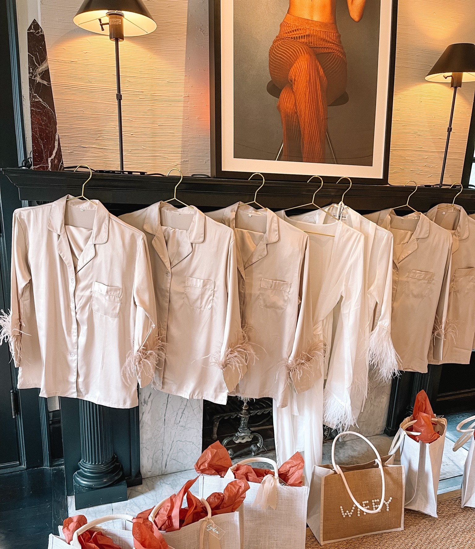 Bridesmaid pjs!!

#bridesmaidpjs #bridesmaidgifts #weddingday #featherpjs 

#LTKunder100 #LTKwedding