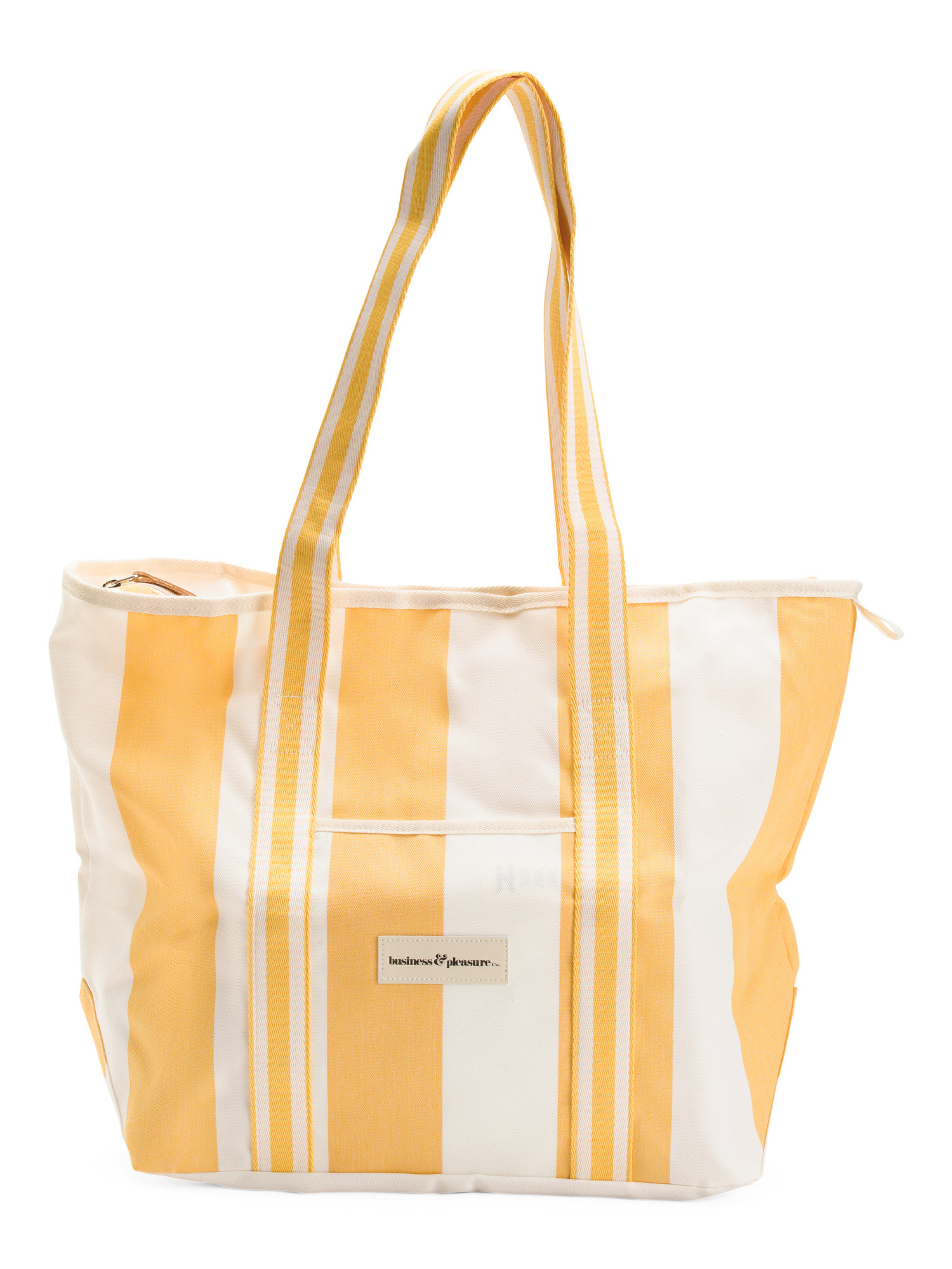 Crew Mimosa Yellow Stripe Beach Bag | TJ Maxx