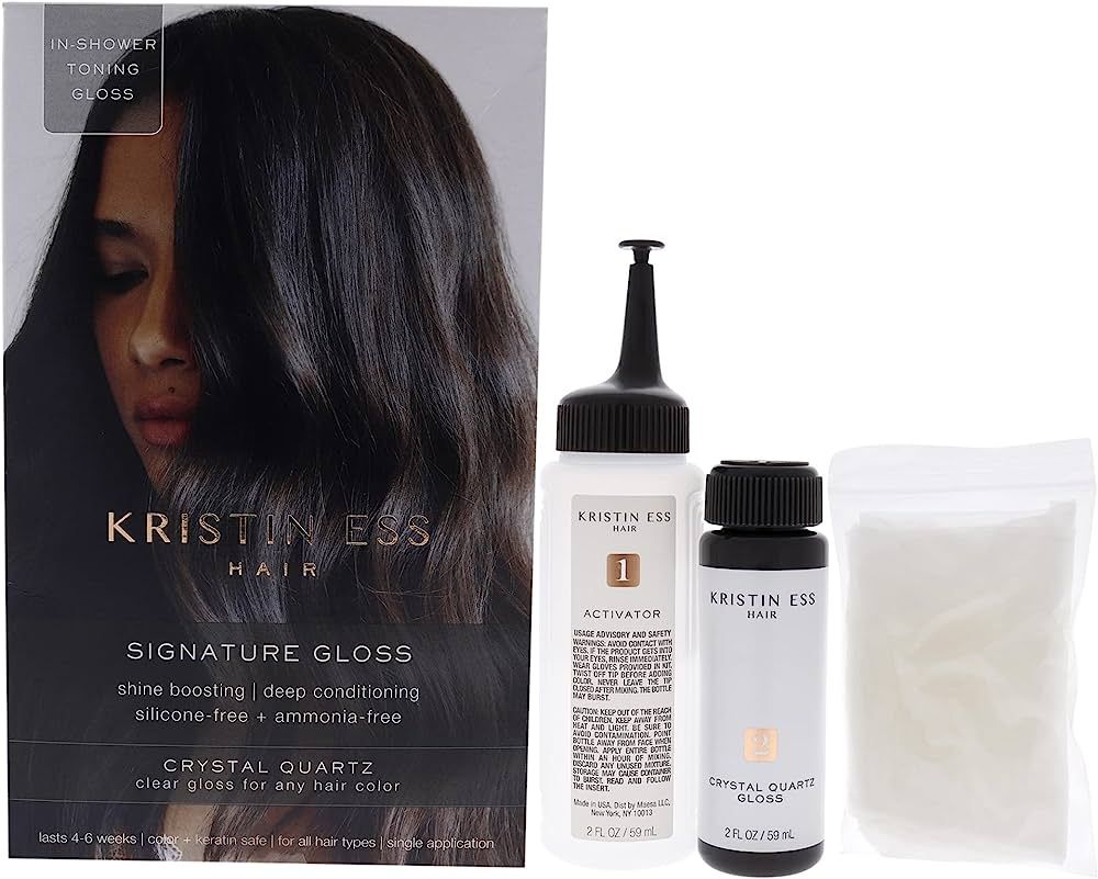 Kristin Ess The One Signature Hair Gloss - Crystal Quartz: Pigment Free, Colorless | Amazon (US)