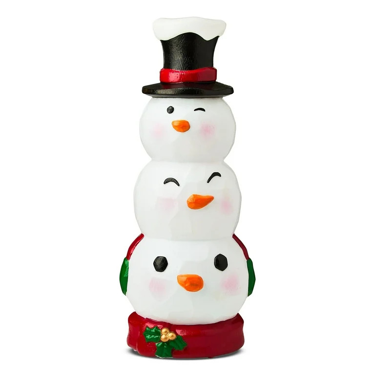 Lighted Blow Mold Singing Snowman Snack Christmas Decoration, Multicolor, 36", by Holiday Time | Walmart (US)
