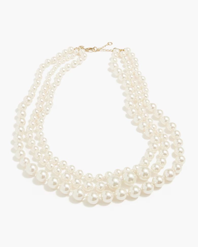 Pearl layering necklace | J.Crew Factory