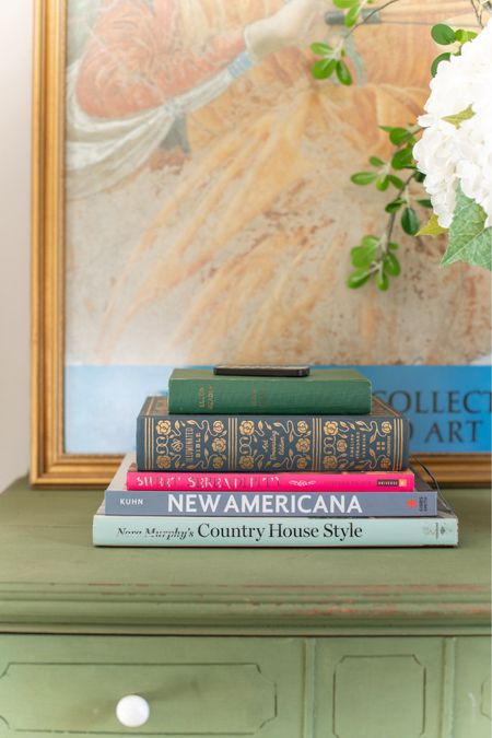 One of my favorite ways to decorate for spring is by stacking books! I went with a mismatched look for this pile!

#LTKSpringSale #LTKSeasonal #LTKhome
