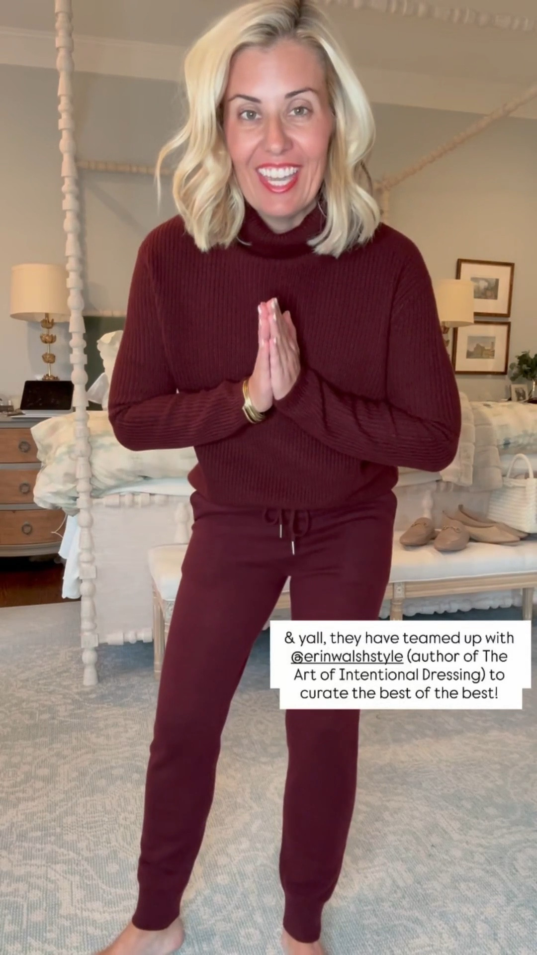 Sometimes I sound like a broken record but I will never get over sharing my Quince essentials. They have given us cashmere at an affordable price and a quality that is unmatched! 

I wear an xs in top and joggers and 8 in shoes.
@onequince #quincepartner 

#LTKOver40 #LTKdayinmylife #LTKmomlife