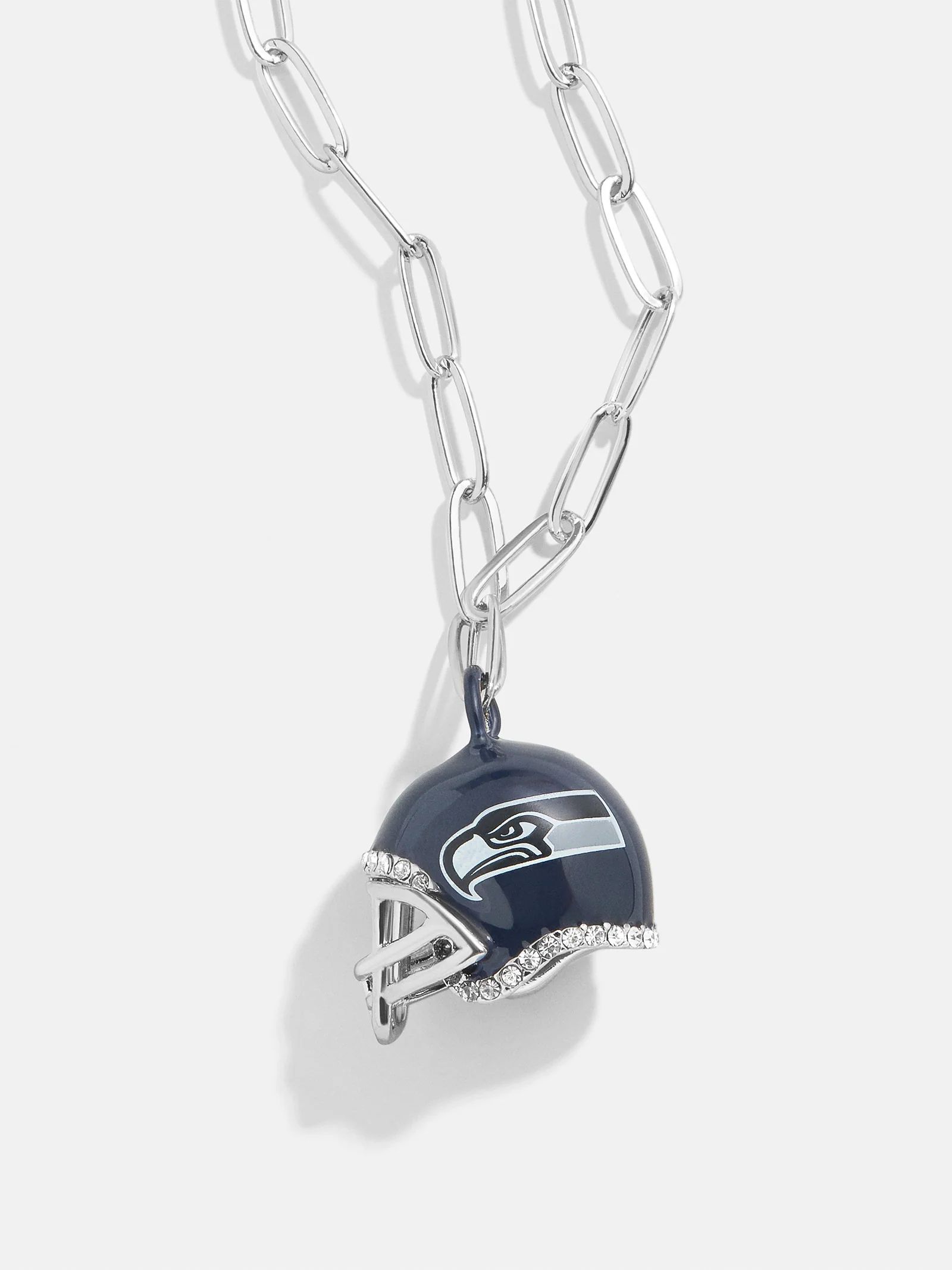NFL Helmet Charm Necklace - Seattle Seahawks | BaubleBar (US)