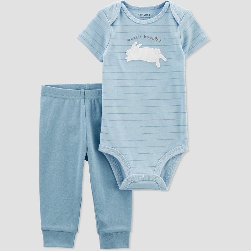 Carter's Just One You®️ Baby 2pc Carrot Pocket Set - Blue | Target