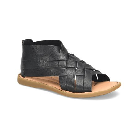 Born Womens Iwa Woven Leather Flat Gladiator Sandals | Walmart (US)