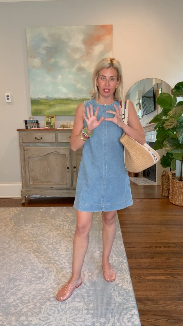 Y’all Spanx lightweight denim is fabulous! I’m wearing a small & 8 jelly. 
*Use code Catherine20 at A+B

#LTKmomlife #LTKSeasonal #LTKOver40
