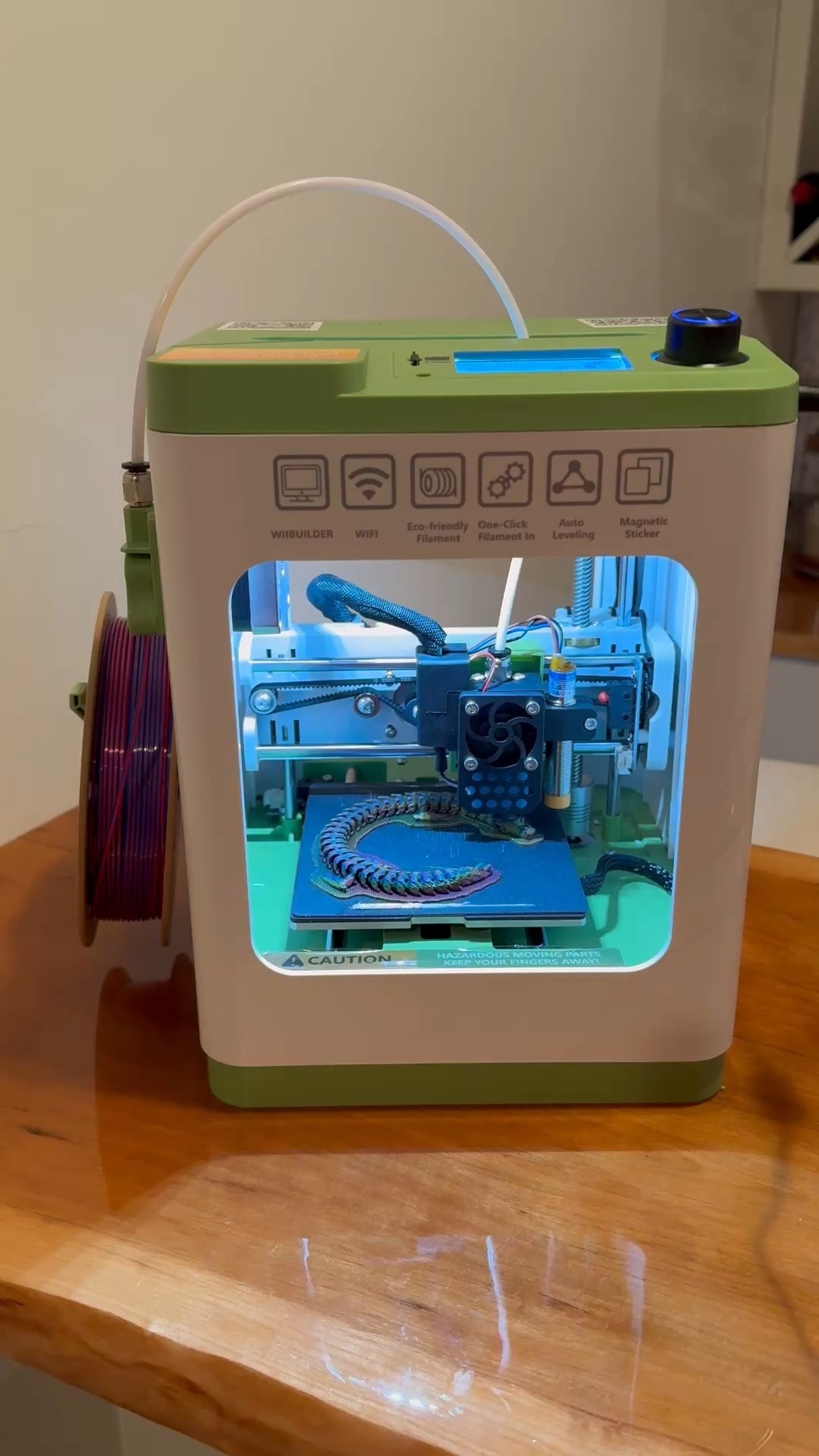 Perks of this 3D printer: the app is free and there is a lot of options including fidget toys

Downfalls: it only comes with one color of filament (Amazon sells a lot of other colors).  Takes a couple hours to complete the print but the price of this one is a lot more affordable than faster options 

#LTKKids #LTKmomlife #LTKOver40