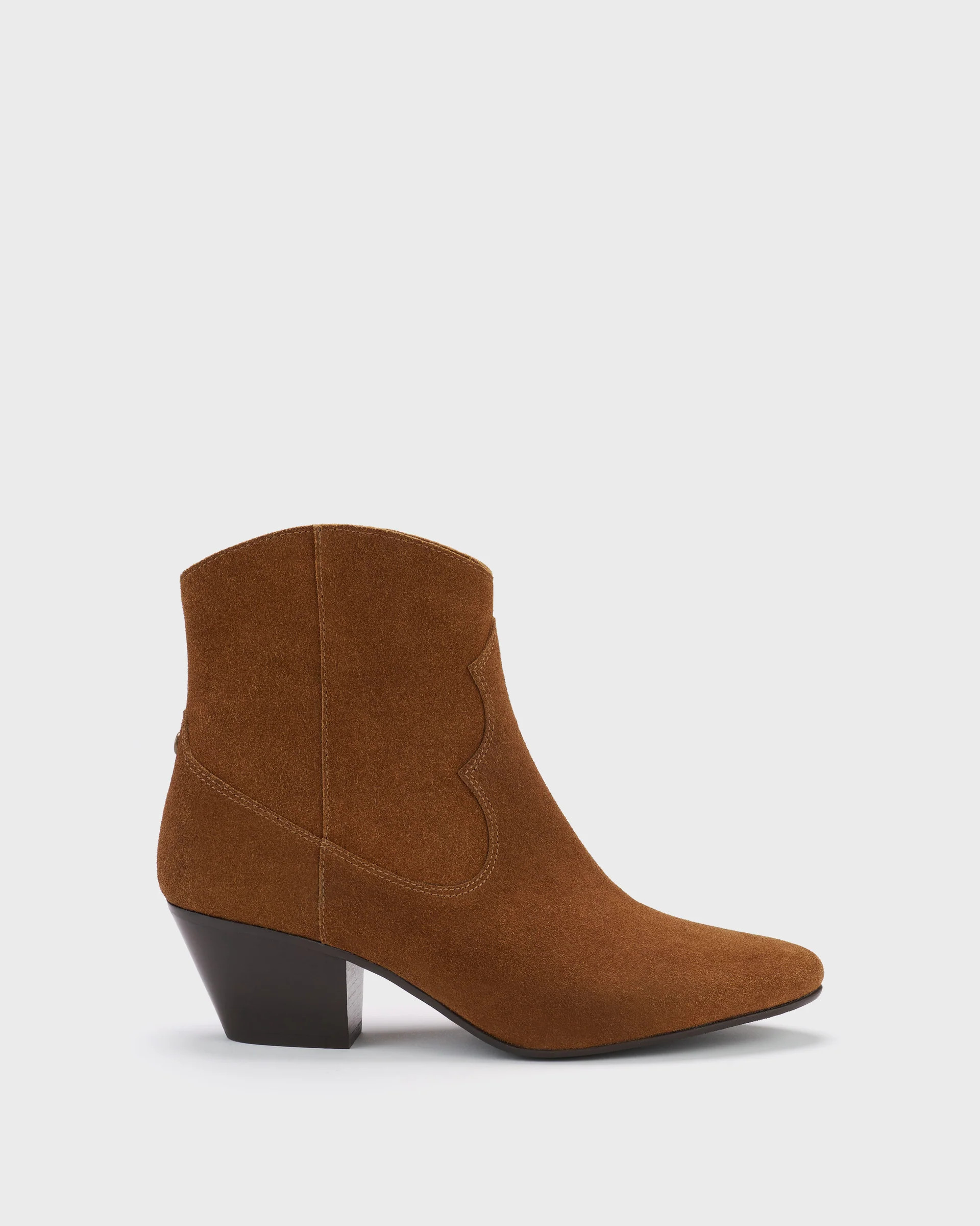 Gwen Tan Suede Ankle Boots | DuoBoots | DuoBoots
