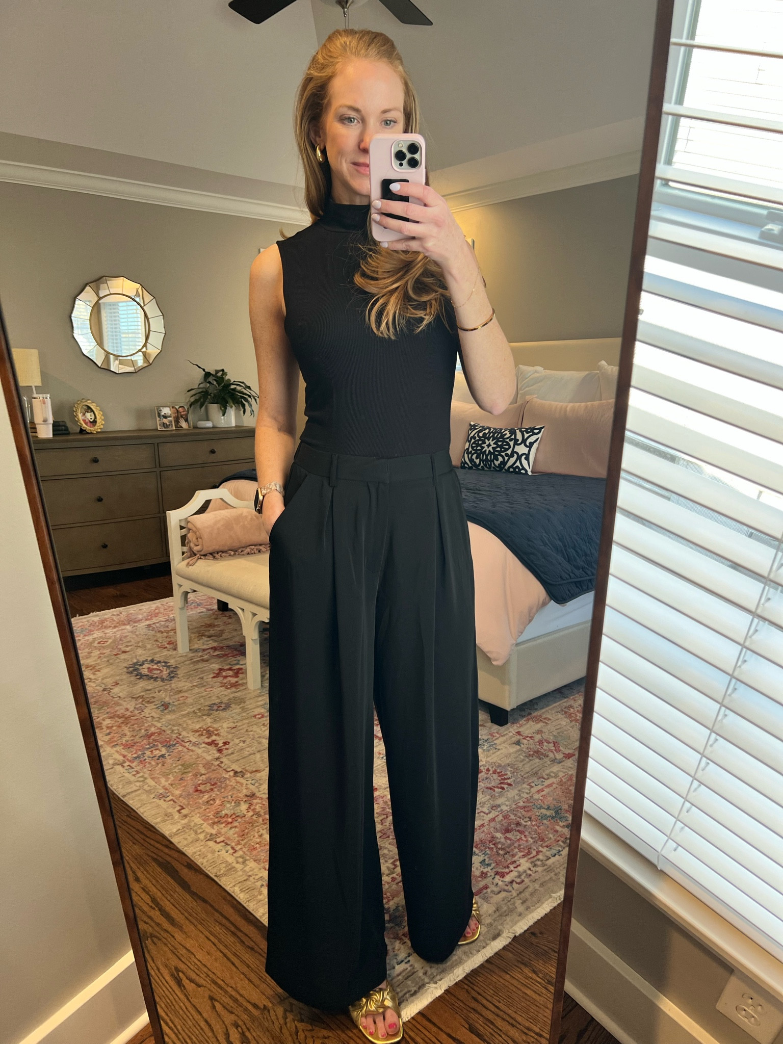 The most comfortable and affordable dress pants from Amazon! 
I love these trendy palazzo pants for a simple classic work outfit and so many ways to style them! 

#LTKover40 #LTKworkwear #LTKstyletip
