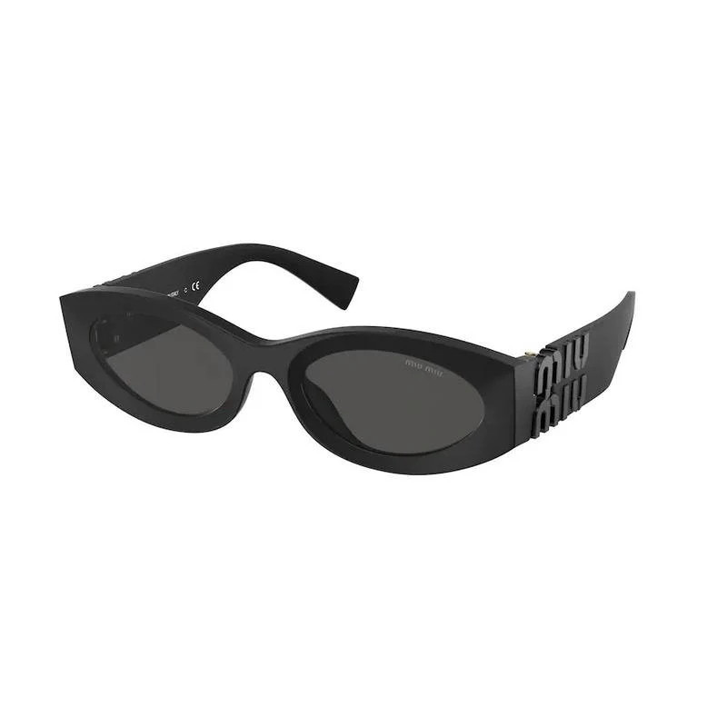Miu Miu Women's Miu Mu 11Ws Mu 11Ws 1Bo5S0 Sunglasses in Black | Size 54 | MU Color 11WS | LOZURI