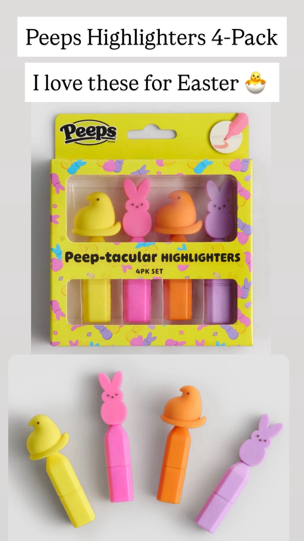 Peeps highlighters 

#LTKKids