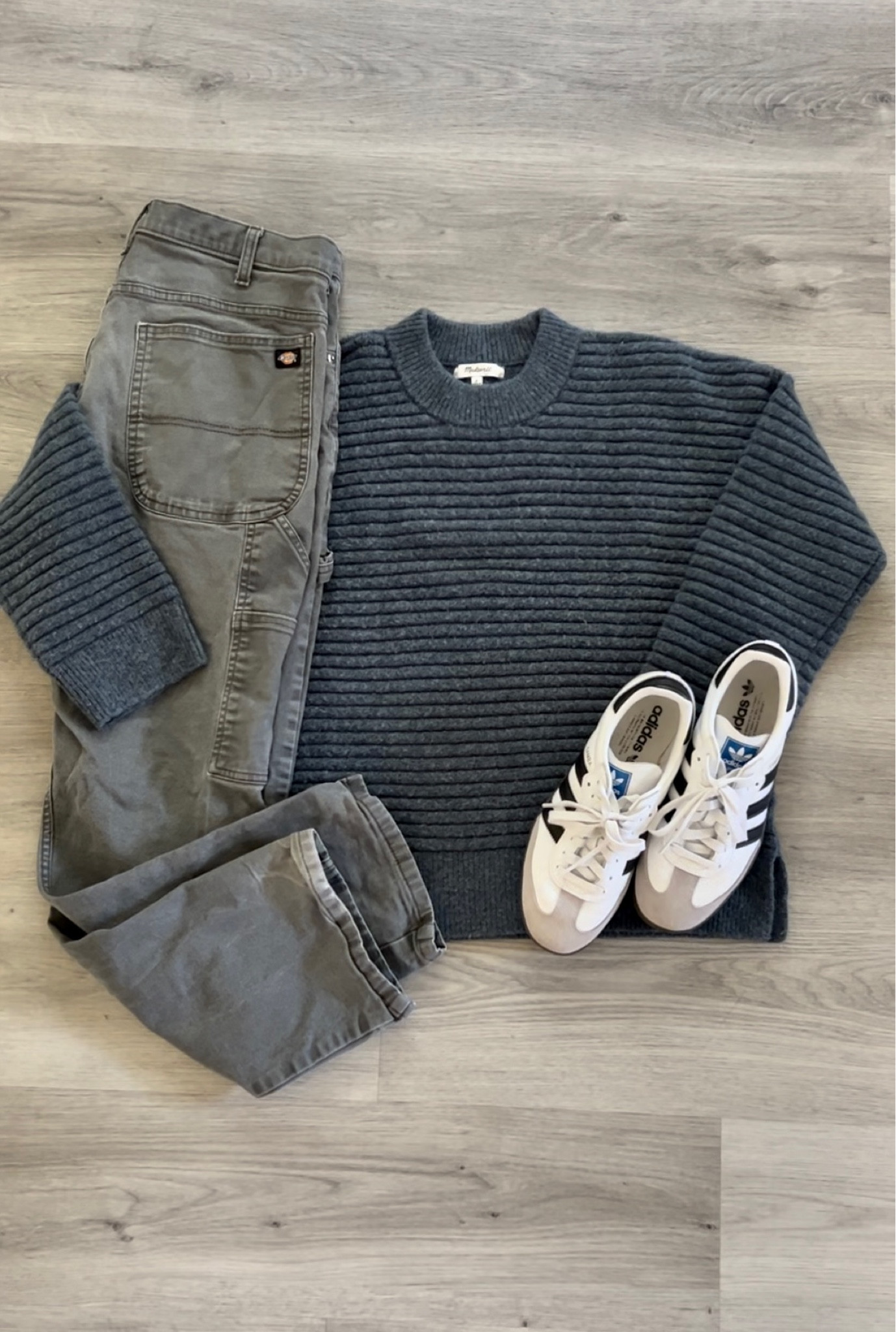 Textured sweater with carpenter pants  

#LTKmens #LTKstyletip #LTKGiftGuide