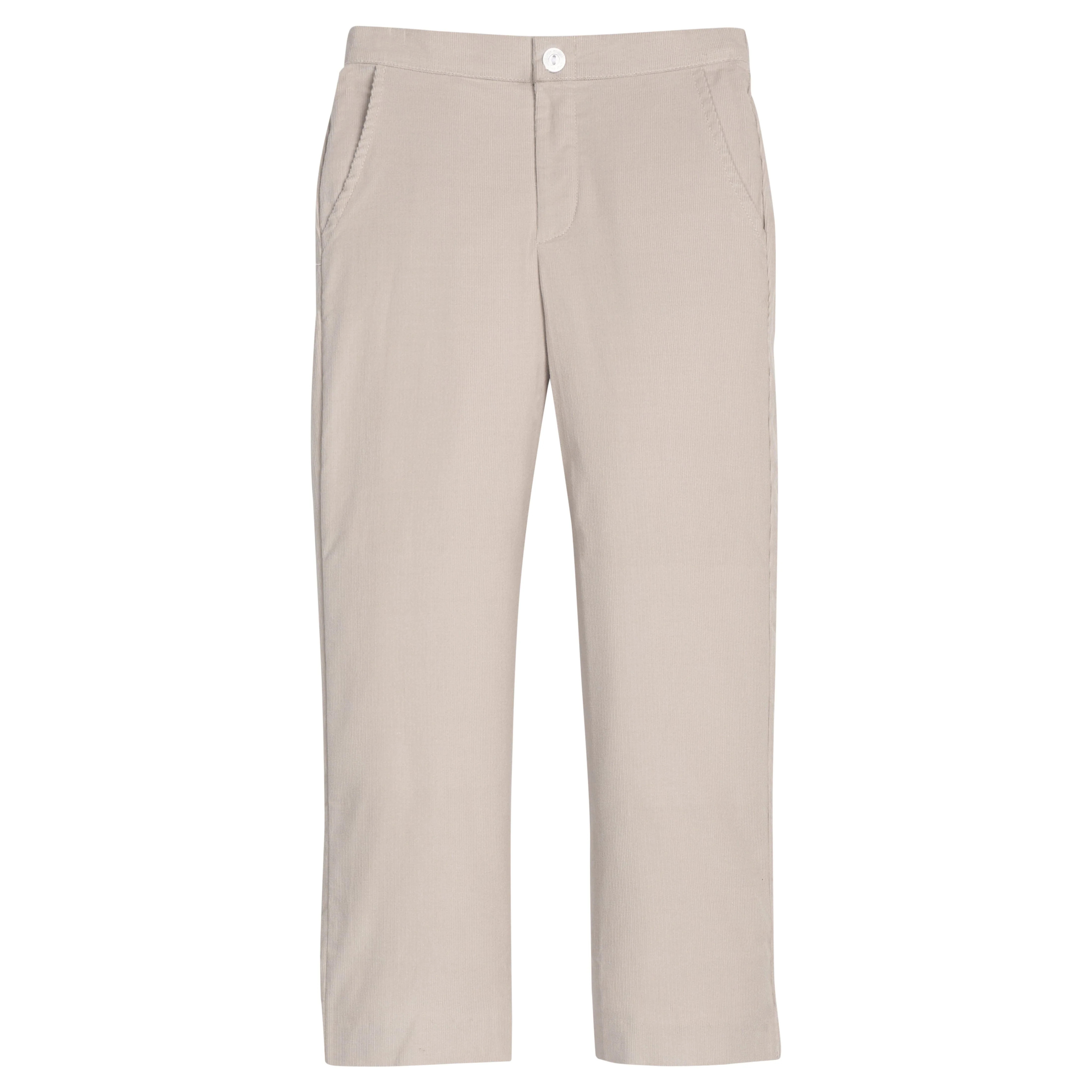 Boy's Pull On Pant - Stone Corduroy | Little English | Little English