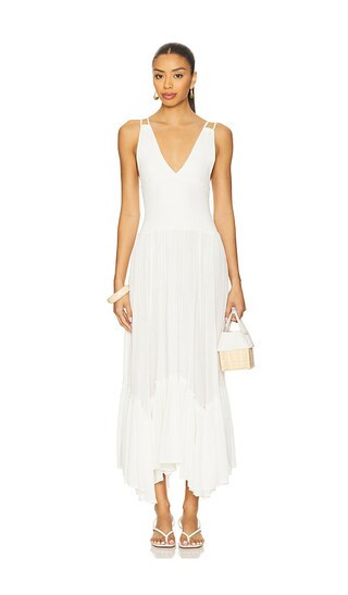 Free People x REVOLVE Fun In The Sun Maxi Dress in White. - size M | Revolve Clothing (Global)