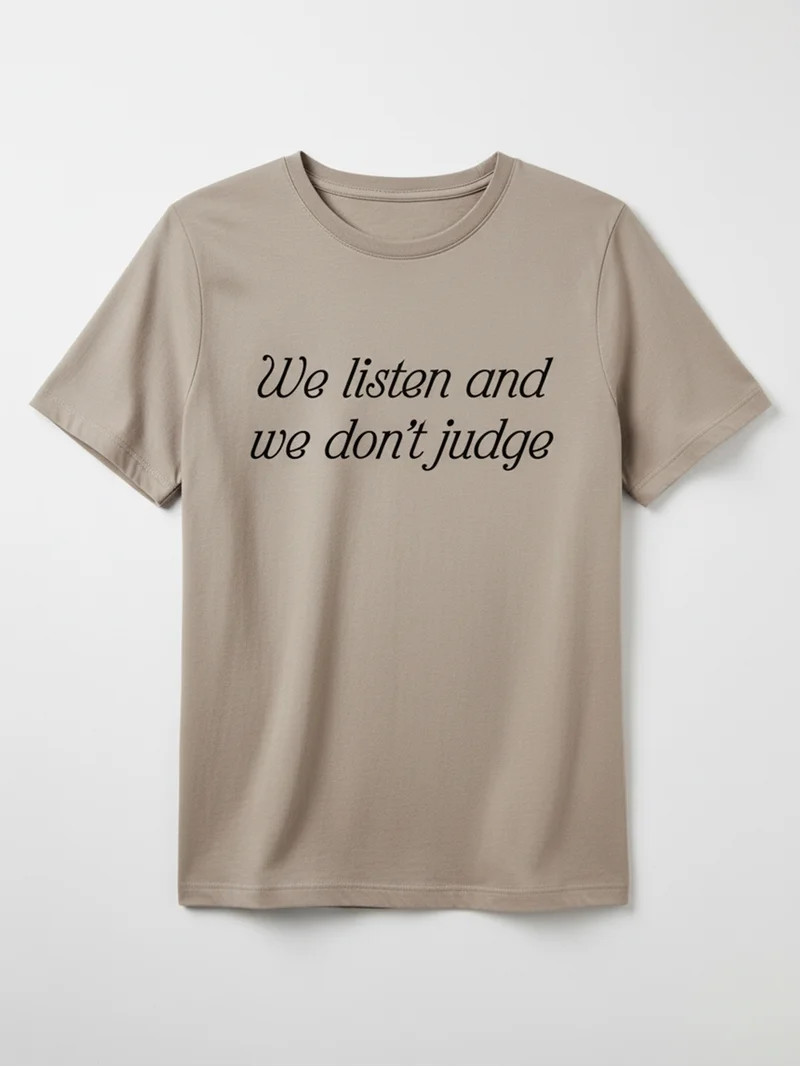 We Listen Women’s Graphic Tee with Short Sleeves, Sizes XXS-XXL | Walmart (US)