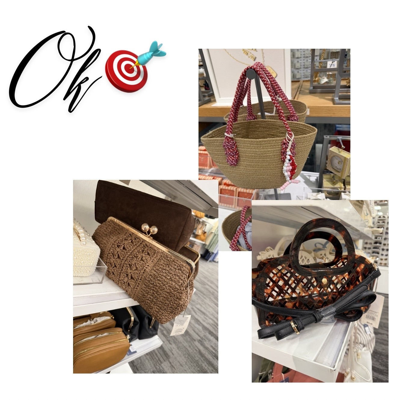 Cute summer bags at Target