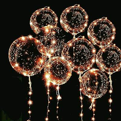 6 Packs LED Light Up BoBo Balloons Warm White,10 PCS Bobo Balloons,3 Levels Flashing LED String L... | Amazon (US)