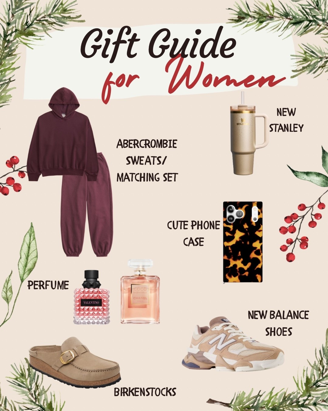 Gift guide for women! #womensgifts #giftguide #giftideas #christmasgifts

#LTKSeasonal #LTKHoliday #LTKGiftGuide