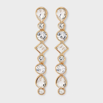 SUGARFIX by BaubleBar Stone Statement Drop Earrings - Gold | Target