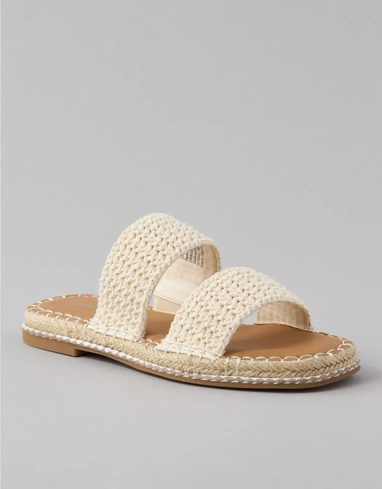 AE Two-Strap Slide Sandal | American Eagle Outfitters (US & CA)
