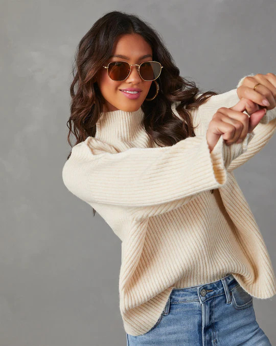 Wilfred Mock Neck Pullover Sweater | VICI