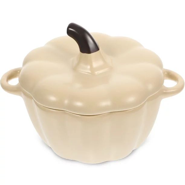 Ceramic Stew Pot Pumpkin Soup Bowl Egg Steaming Bowl Pumpkin Food Bowl for Kitchen | Walmart (US)